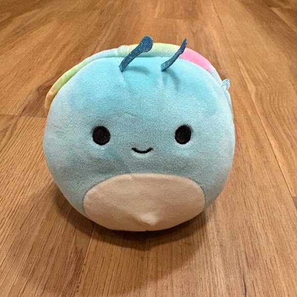 5" Squishmallows Salita Snail Rainbow Stuffed Animal Plush Kellytoy Plush - Picture 3 of 5